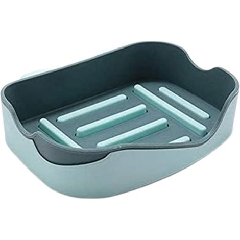 Porte-savon mural en plastique / plateau de rangement / accessoire de salle de bain (1/5)