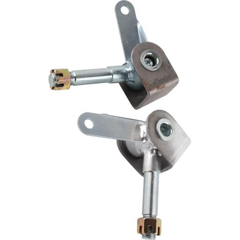 Fusée d'essieu Avant, Broche d'articulation de Jambe de Force de Direction Avant, Installation Facile, Ensemble de Supports de Broche Droite Gauche en Alliage 'acier, adapté pour Go Kart (1/5)