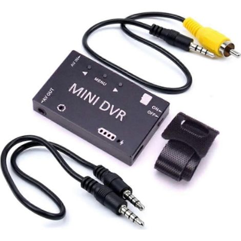 Enregistreur FPV Mini DVR FPV, module NTSC/PAL commutable, batterie intégrée, enregistreur vidéo et audio FPV pour (1/5)
