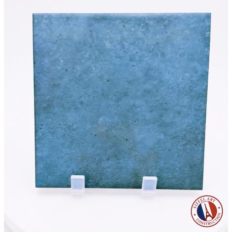 Aelle - Carrelage extérieur piscine carré bleu mate 15x15 cm SPA&POOLS INDIGO MAT - Vendu par boîte de 0,5 m²