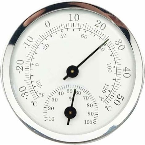 Hygromètre Thermomètre Capteur d'humidité de température intérieure Moniteur Détecteur Mesures pour Maison Garage Serre Cave à Vin, (1/4)