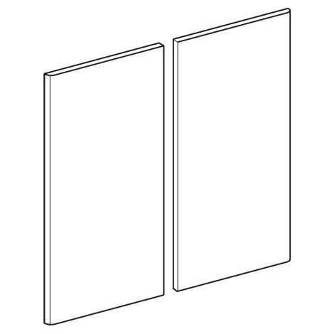 GE Türen Set für Renova Compact Unterschrank f. WT B:65cm, weiß (1/2)