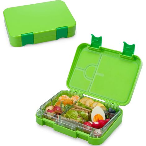 Brotdose fš¹r Kinder mit Fchern, Bunte Kinder Brotdose, Bento Brotdose Unterteilt & Auslaufsicher,Kinder Bento Box, Sichere Vesperdose