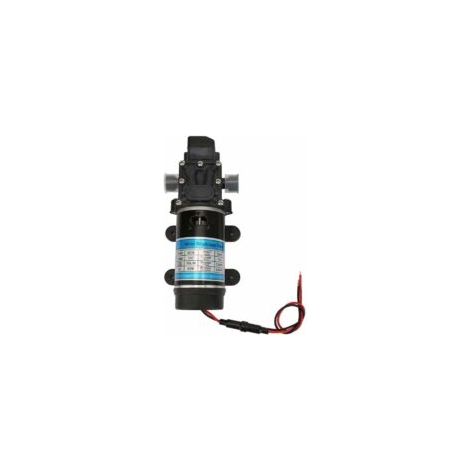 Bomba de diafragma de 12V/24V y 80W - Potente y resistente a la corrosión para riego de jardines con filtro (12V 3210YD-12-120FS) - Crezuo (1/4)