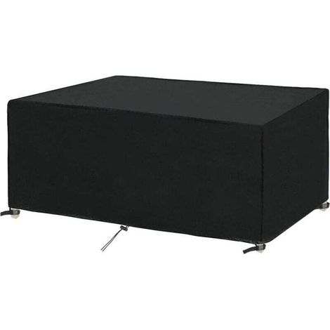 Housse de protection pour meubles de jardin, protège les tables de jardin et les meubles d'extérieur de l'eau, du vent, des UV et du froid, 180x100x75cm (1/5)