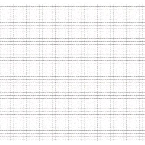Recinzione in Rete Modulare in Acciaio Inox 50x50 cm 11x11x2 mm vidaXL
