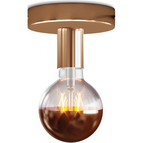 Lampada Fermaluce in metallo con lampadina Globo