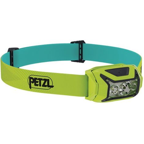 Linterna frontal - PETZL - ACTIK - 450 Lúmenes - Alcance 100 m - Autonomía 100 h - Alimentación 3 pilas AAA/LR03