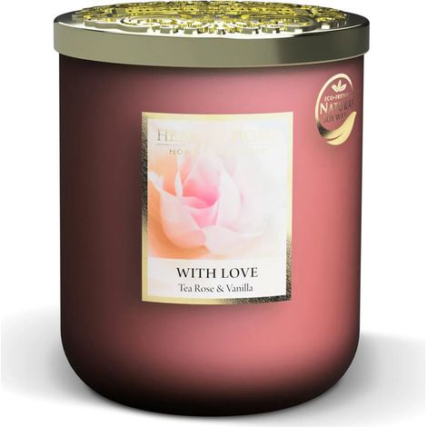 Grande bougie à la cire de soja Amour toujours 75 h (1/2)