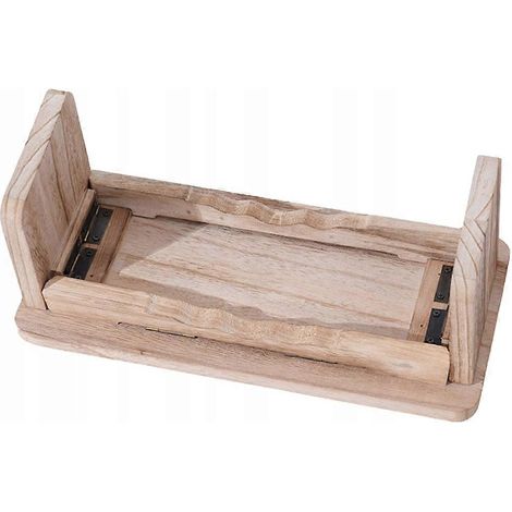 Tabouret en bois portable Bouddha japonais pour la méditation (1/4)