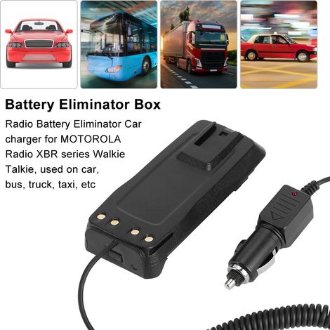 12-V-Kfz-Ladegerät – Nutzt die Fahrzeugelektronik als Batterie. Kompatibel mit den Motorola XBR-Serienmodellen XPR6550, XPR6350 und XPR6300. (1/5)