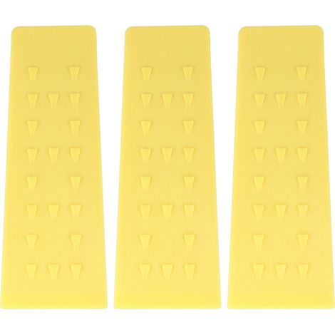 coins d abattage avec pointes 25x8cm jaunes pour une coupe d