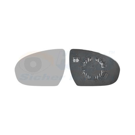 Verre de rétroviseur, rétroviseur extérieur VAN WEZEL 8264837 HYUNDAI 87611D7010