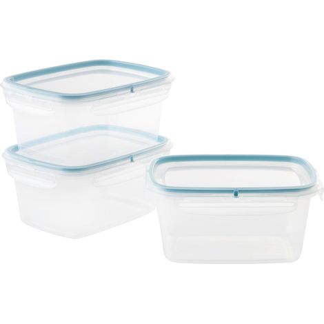 Mömax Frischhaltedosenset Diego 1,2L Pastelblau 3-teilig (1/2)
