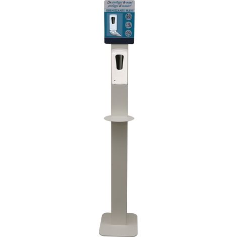 Porta dispenser igienizzanti a piantana Basic Simple