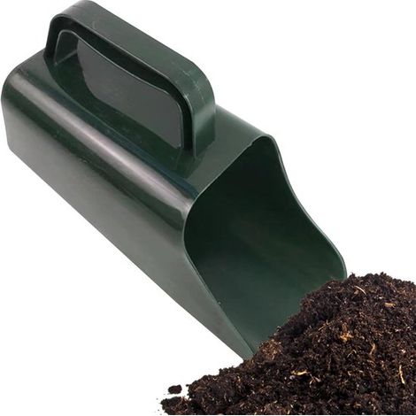Base para plantas de interior - Cuchara con mango - Jardinería y plantas - Cuerpo cuadrado con base plana