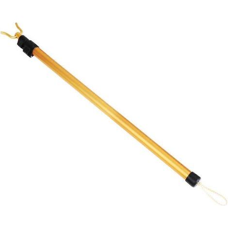 Teleskop-Wäscheleine aus Aluminiumlegierung – 52,00 x 5,00 x 2,50 cm – Gold (1/4)