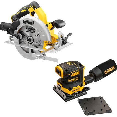 DeWalt DCS570N 18v Brushless XR 184mm Circular Saw & DCW200N Orbital Sander (1/4)