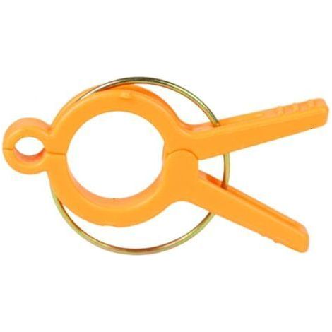 Clips De Support Pour Plantes Pinces à Fleurs Et Vignes Pour Plantes Grimpantes Concombre Roses Orange 20 Pièces (1/5)