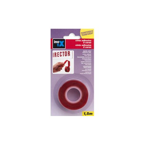 RUBAN DB FACE TRANSPARENT - 1,5 MX19MM (1/2)