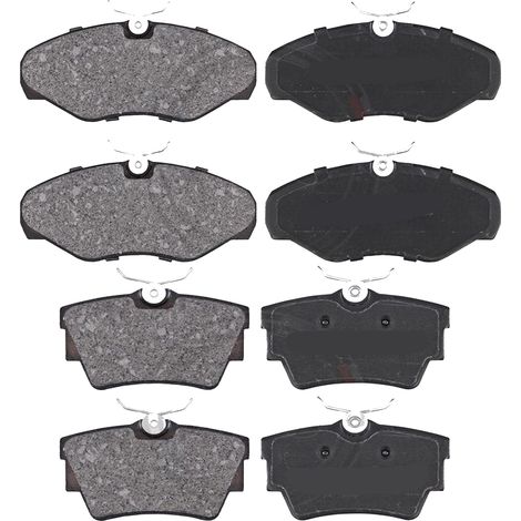 KIT PASTIGLIE FRENO ANTERIORI E POSTERIORI compatibile con CHEVROLET CAPTIVA / PASTIGLIE FRENANTI AUTO OEM FDB1934,FDB1935 / SOSTITUZIONE DIRETTA / BASSA POLVERE / SILENZIOSO