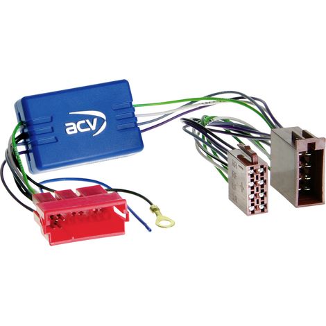 Adapter für aktive Systeme von Audi, Seat und Skoda mit MiniISO-Anschluss
