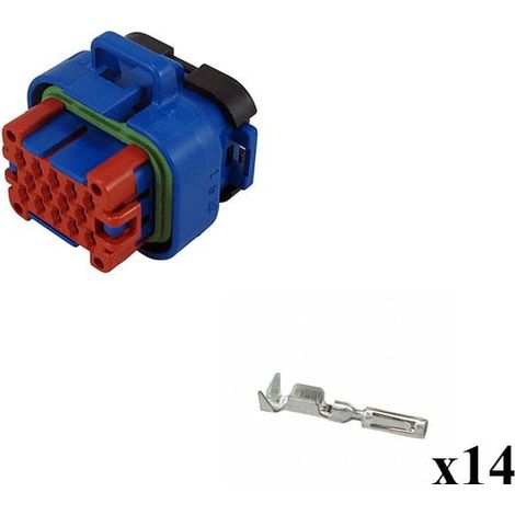 Kit Connettore Ampseal Maschio 14 Vie blu