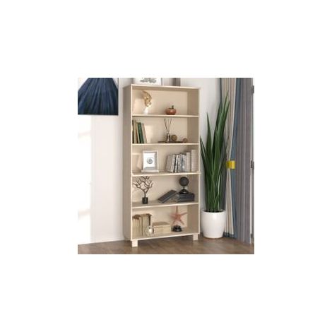 Buffet HAMAR Bois massif de pin Marron miel (1/5)