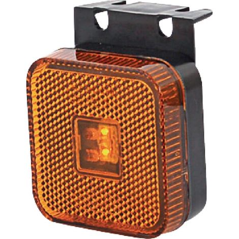 Feu de position LED carré, 12/24 V avec câble et support Kramp LA30121 (1/5)