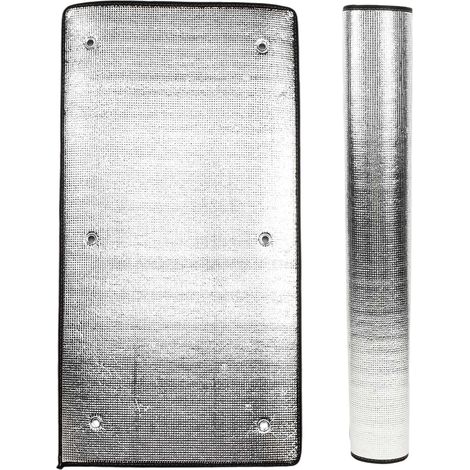 Film isolant pour fenêtre en aluminium (100 x 40 cm) , Bloque les rayons UV, réfléchit la chaleur, bloque la lumière et préserve l'intimité (1/5)