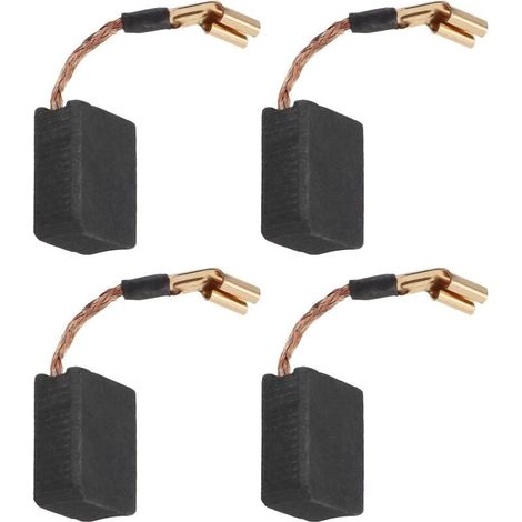 2 Pairs Carbon Brushes for Angle Grinder Electric Tool Replacement Part for Motor Grinder Metal Carbon Brushes Compatible with Dewalt DWE402 DWE402G (1/5)
