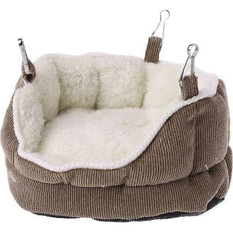 Hamac en cage LovelyHamster, nid douillet et chaud pour l'hiver, canapé-lit suspendu