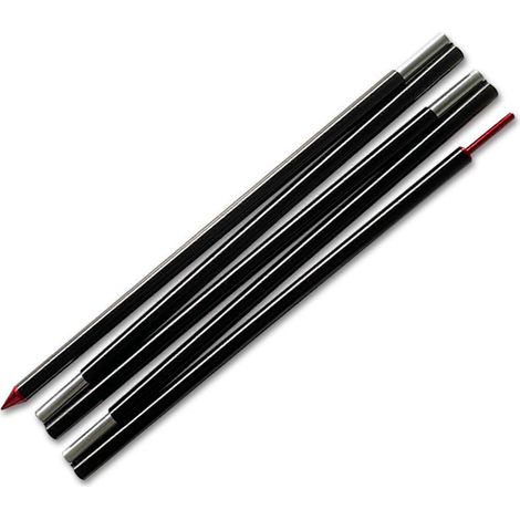 Abri solaire extérieur ultra-léger, mât de soutien en alliage d'aluminium 7075, piquet de tente robuste et portable, équipement de camping pour ombrage et protection UV, tige de support résistante et (1/5)