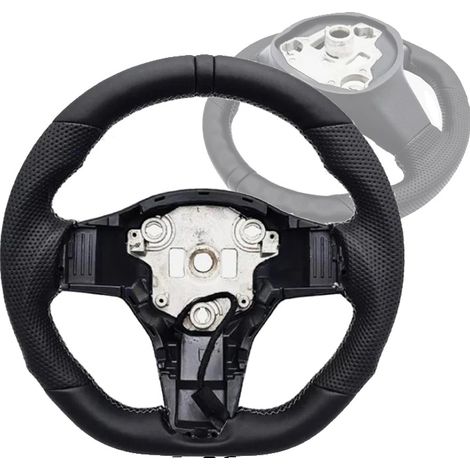 Volant chauffant, cuir perforé, taille de volant standard, fonction de chauffage (1/5)