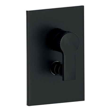 Facade Douche Omega 2 Sorties Abs Blackmat Complet - OG68913 CRISTINA ONDYNA