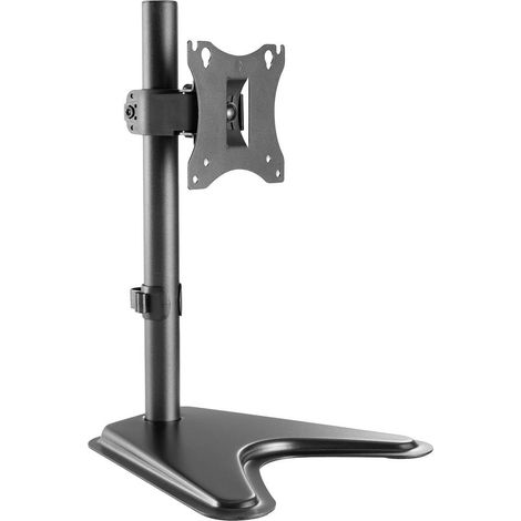 Manhattan Support de table pour écran 462037 1 Écran(s) 43,2 cm (17) - 68,6 cm (27) noir rotatif, inclinable, mobile,