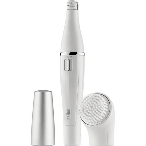Braun Face 810 Gesichtsepilierer & Reinigungsbürste, Epiliergerät ,weiß