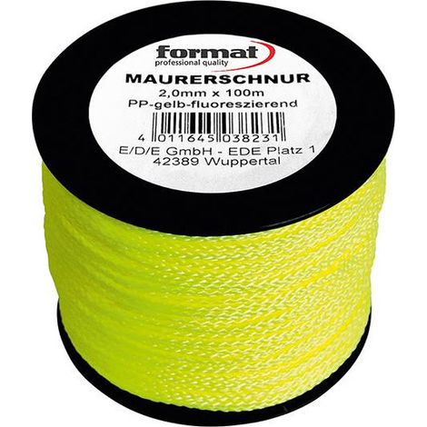 Masonry Cord - pp. 100 m. rosa fluo. 2 mm