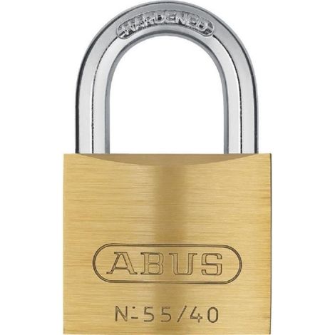 Cadenas laiton massif série 55 Abus - Anse 22 mm - Longueur 40 mm (1/4)