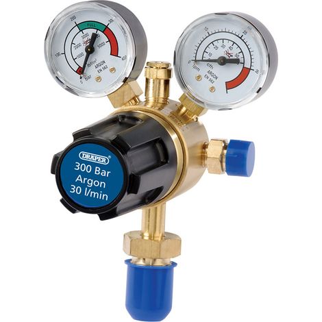 Draper 300 Bar Argon Regulator (Model 35017) – High-Pressure Welding Regulator for Argon Gas (1/5)