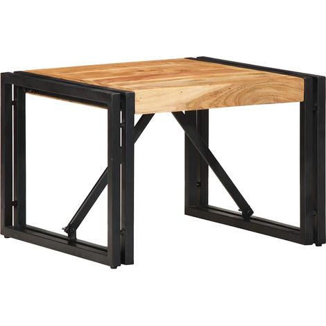 Couchtisch 50x50x35 cm Massivholz Akazie