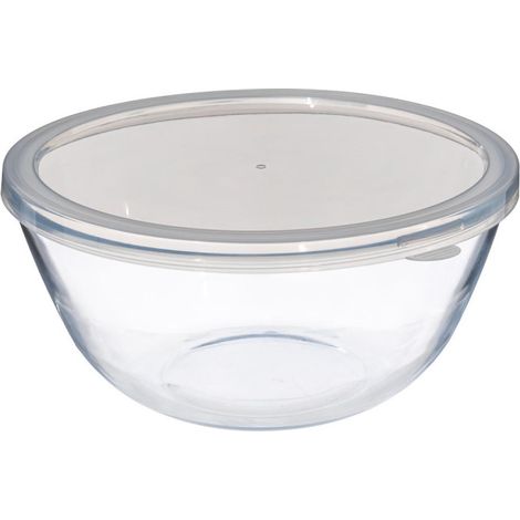 Bol à mixer "Boro" en verre - 4,4 L - D 27 x H 12,6 cm - Livraison gratuite (1/5)