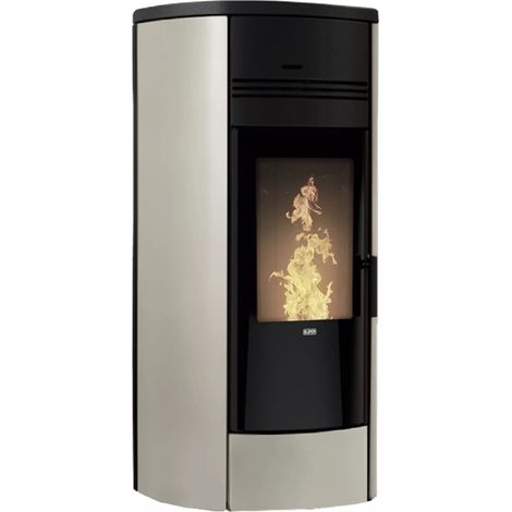 BRICOSOL ESTUFA DE PELLET KLOVER MODELO STYLE 180 Color Marfil (1/4)