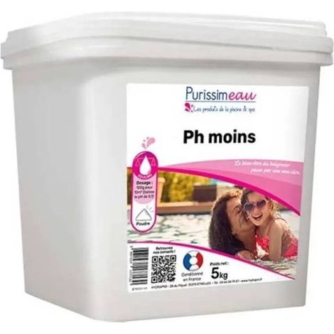 PURISSIMEAU - pH moins poudre pour piscine - 5kg (1/2)