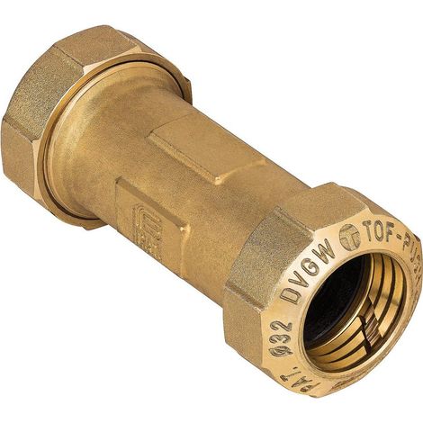 Effebi Reparaturmuffe 3-teilig, 32mm 126mm 16 bar 80 Grad C, Messing, NBR