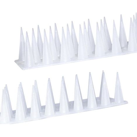 Taubenabwehrspitzen aus Kunststoff 2 m 6 Stück transparent Vogelabwehr für Balkone Dachrinnen und Balustraden Gegen Tauben Möwen und Katzen (1/5)
