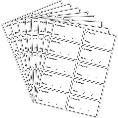 abnehmbare, rückstandsfreie Gefrieretiketten – 30 x 60 mm