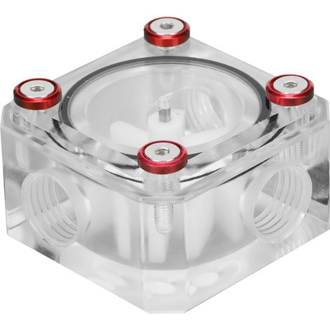 Wasserdichter Wasserdurchflussmesser, transparentes, wassergekühltes Acryl-Rheometer für Computer (1/5)
