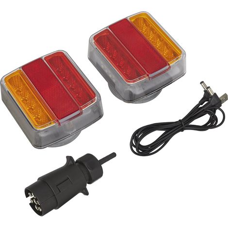 Sealey Wireless SMD LED Trailer Light Set 2pc TB18LEDW