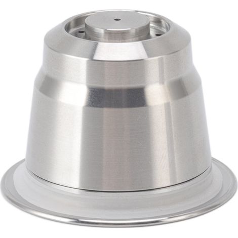 Filtre à café réutilisable en acier inoxydable pour machine NESPRESSO U, capsule à café crémeuse TSNES-3 (surface lisse sans motif) (1/5)